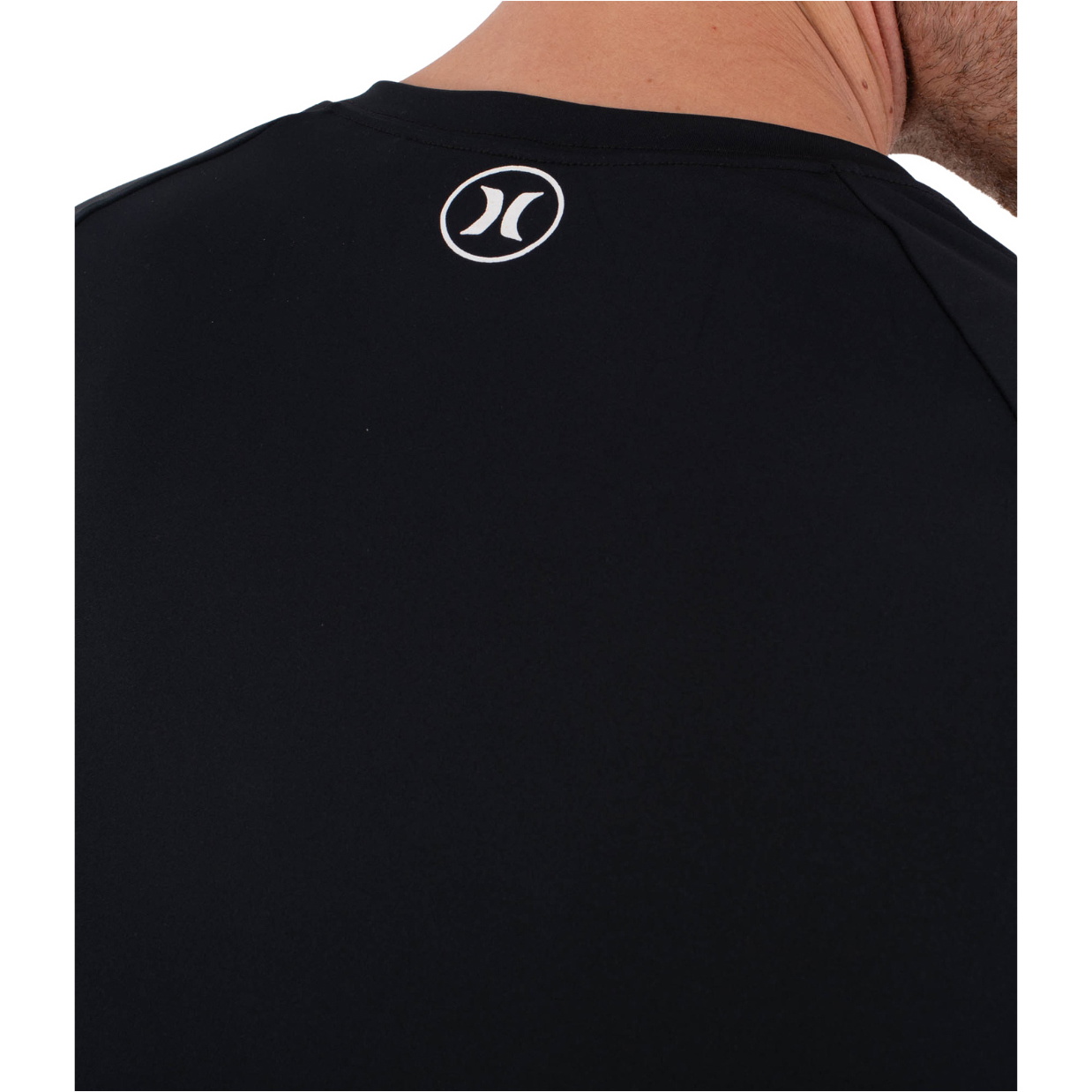 2026 Hurley Hommes Gilet Lycra à Manches Longues Slim Fit Icon Circle MLEU00008 - Black